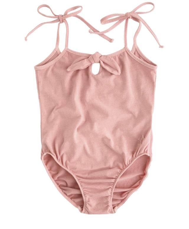 Tocoto Vintage Bathing Suit with - Pink Tie Knot – Little White