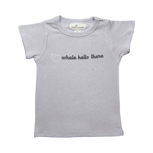 Tiny Victories Funny & Punny Whale Tee