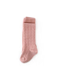 Little Stocking Co - Blush Cable Knit Tights