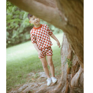 Misha & Puff Knit Cotton Shorts