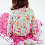 Dreamiere Gingerbread House Kids Bamboo Pajamas