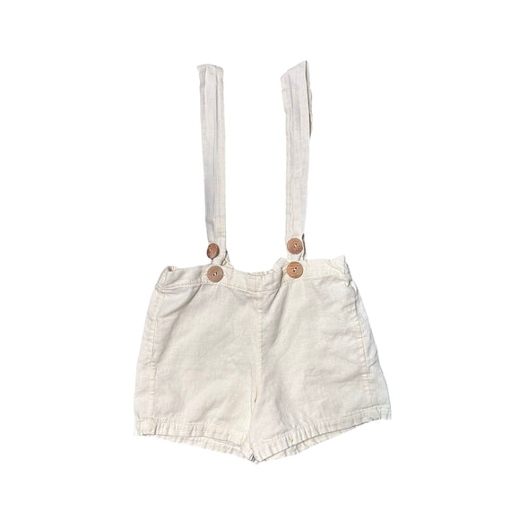 Fin & Vince Linen Suspender Shorts