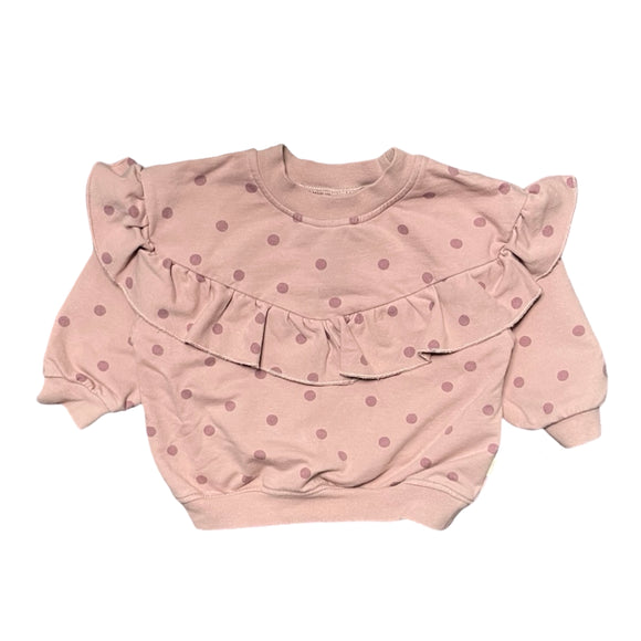 Quincy Mae Ruffle Sweatshirt