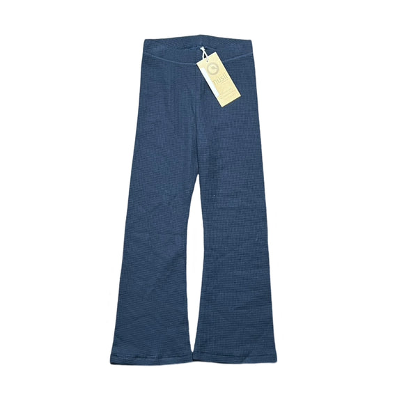 Müsli Waffle Ribbed Flared Pants - Night Blue