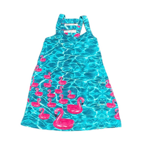 Haven Girl Flamingo Dress