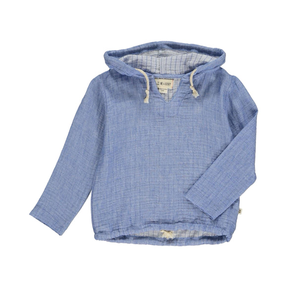 Me & Henry - ST.IVES Gauze hooded top