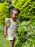 Ettie+H Isabella Blouse in Sand Birds