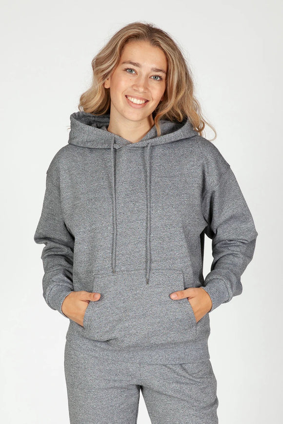 LazyPants Women's Chloe Relaxed Hoodie - Granite