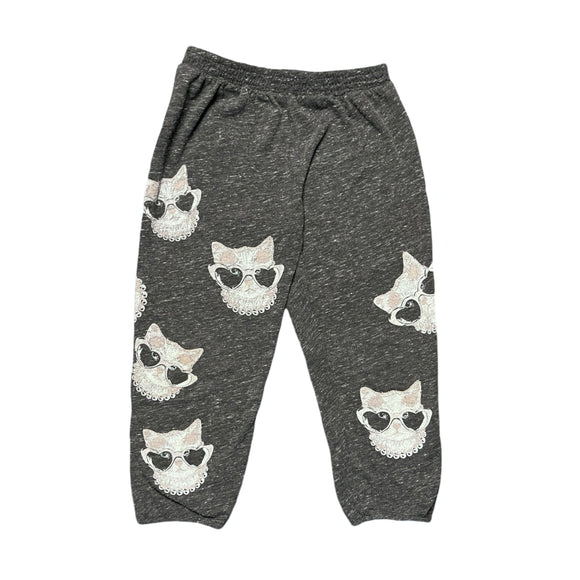 Lauren Moshi Cropped Cat Joggers