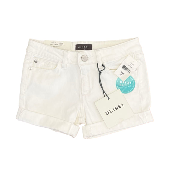 DL1961 White Jean Shorts