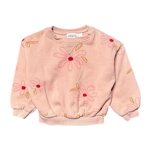 Zara Floral Sweatshirt