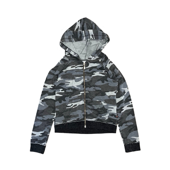 T2Love Girl's Camo Zip-Up Hoodie