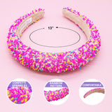 Padded Sprinkles Headband