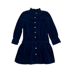 Ralph Lauren Navy Corduroy Dress