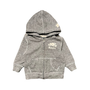 Roots Grey Zip-Up Hoodie