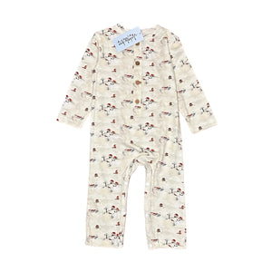 Tickety-Boo Foxes and Cottages Henley Romper