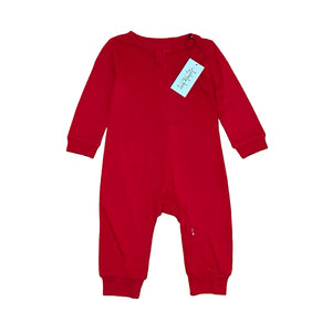 Tickety-Boo Red Zippered Romper