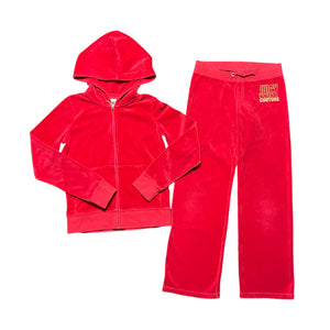 Juicy Couture Red Velour Tracksuit