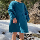 Ettie & H Tamsyn Dress - Teal Gauze