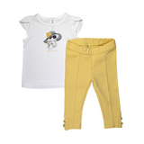 Janie and Jack Shirt and Ponte Pant Set