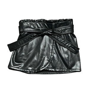 Abercrombie Faux Leather Wrap Skort