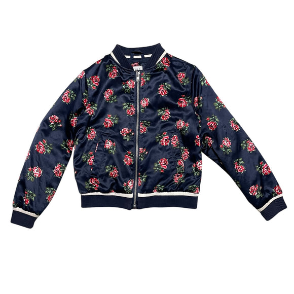 Gap Floral Satin Bomber Jacket