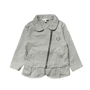 Little Marc Jacobs Zip-Up Peplum Cardigan