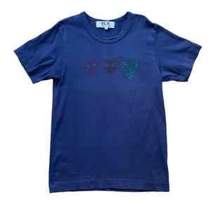 Comme des Garçons Play Navy T-Shirt