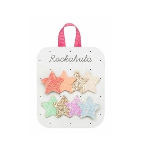 Rockahula Rainbow Shimmer Star Clips