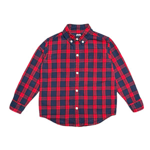 Janie and Jack Red Plaid Shirt