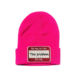 Forever Run Wild Fuchsia Beanie - Problem Patch