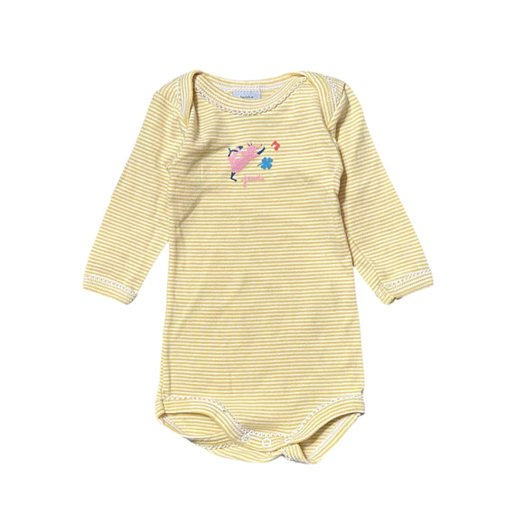 Petit Bateau Yellow Onesie