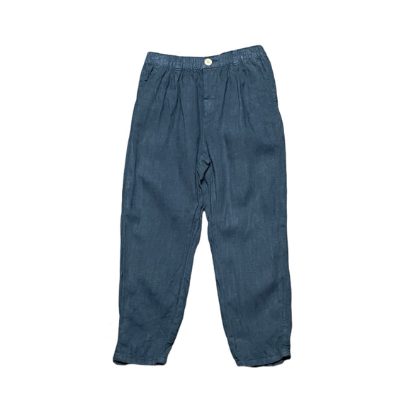 Zara Navy Linen Pants