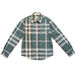 Burberry Blue Checked Shirt