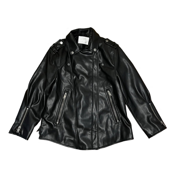 Zara Faux Leather Girls Jacket