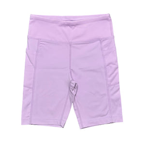 MPG Kids Girls Biker Shorts With Side Pockets