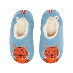 Blue Tiger Slippers