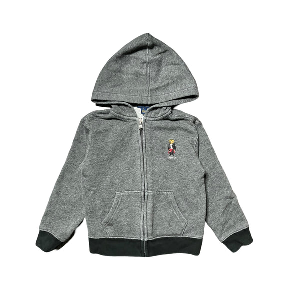 Ralph Lauren Grey Zip Hoodie