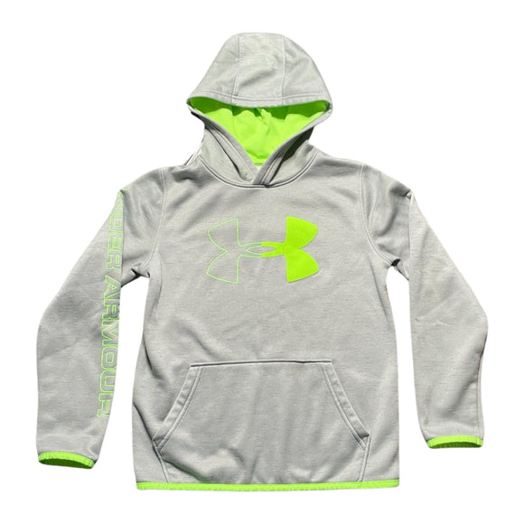 Neon green under armour hoodie sale