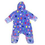 Hatley Hearts Baby Fleece Suit