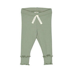 Müsli -Poetry Green Ruffle Leggings