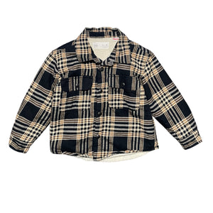 Zara Fleece Plaid Overshirt