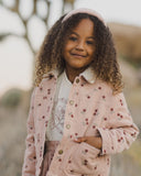 Rylee and Cru Corduroy Jacket || Blossom Embroidery