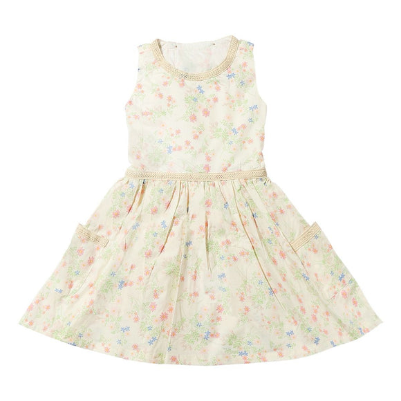 Vignette Nina Dress - Pink Meadow Flowers