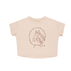 Rylee and Cru Boxy Tee - Horse