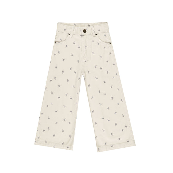 Rylee and Cru Straight Leg Pant - Blue Daisy