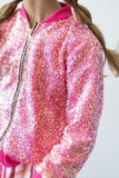 Mila & Rose - Hot Pink Sequin Jacket