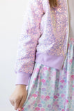 Mila & Rose - Lavender Sequin Jacket