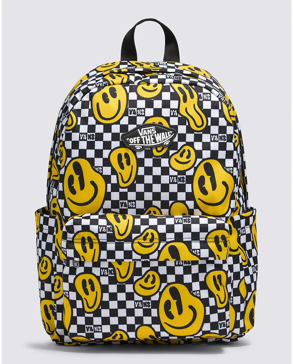 Vans Kids Old Skool Grom Check Backpack - Lemon Chrome