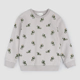 Miles The Label - Dragon Print on Cement Sweatshirt